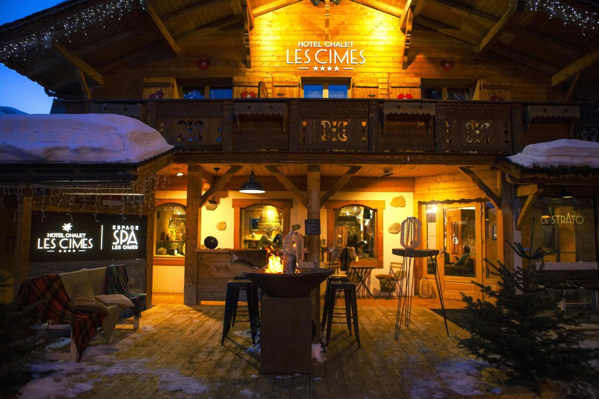 Chalet-Hotel Les Cimes Ле-Гран-Борнан Екстер'єр фото