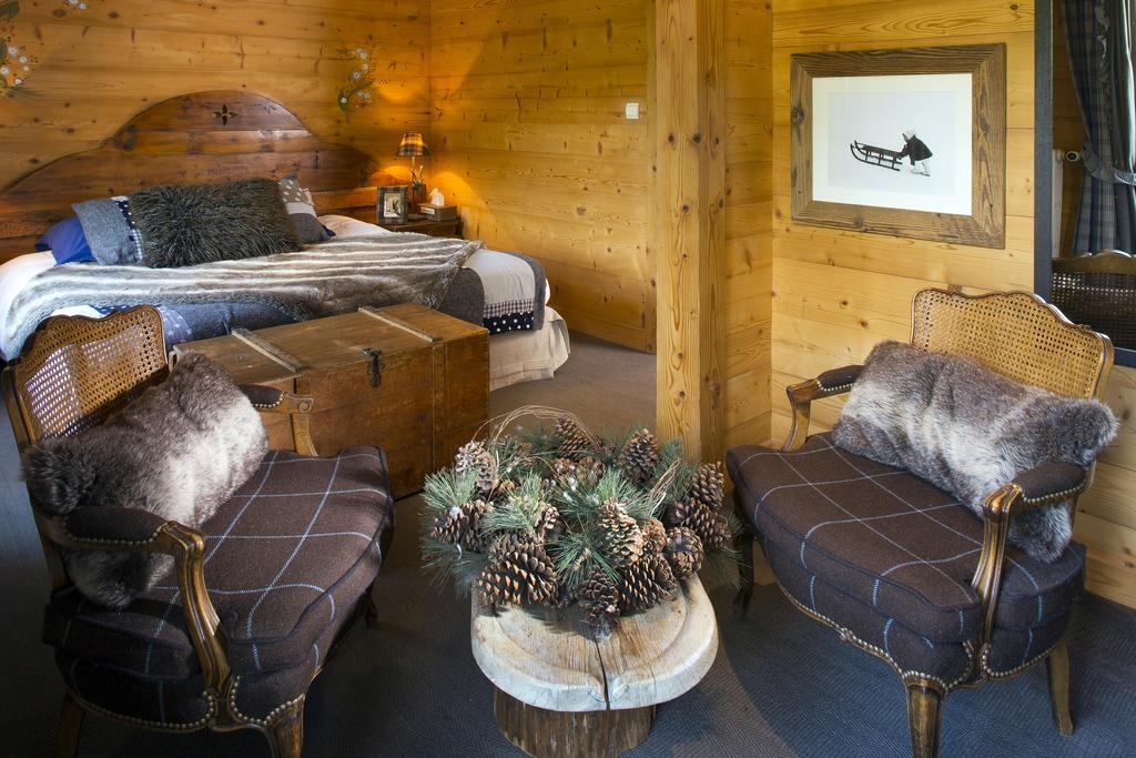 Chalet-Hotel Les Cimes Ле-Гран-Борнан Номер фото